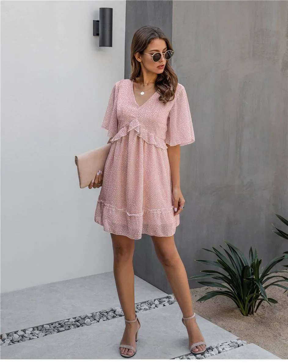 Boho Chic Powder Pink Dress sold by Boho Mood