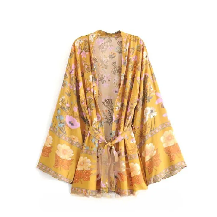 Floral Kimono Dress sold by Boho Mood product image thumbnail 3