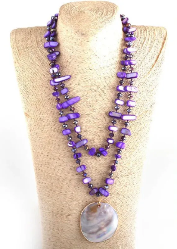 Boho Beaded Necklace 2 Layers sold by Boho Mood