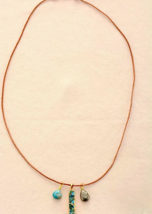 Long Boho Pendant Necklace sold by Boho Mood product image thumbnail 2