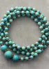 Boho Beads Turquoise Necklace sold by Boho Mood