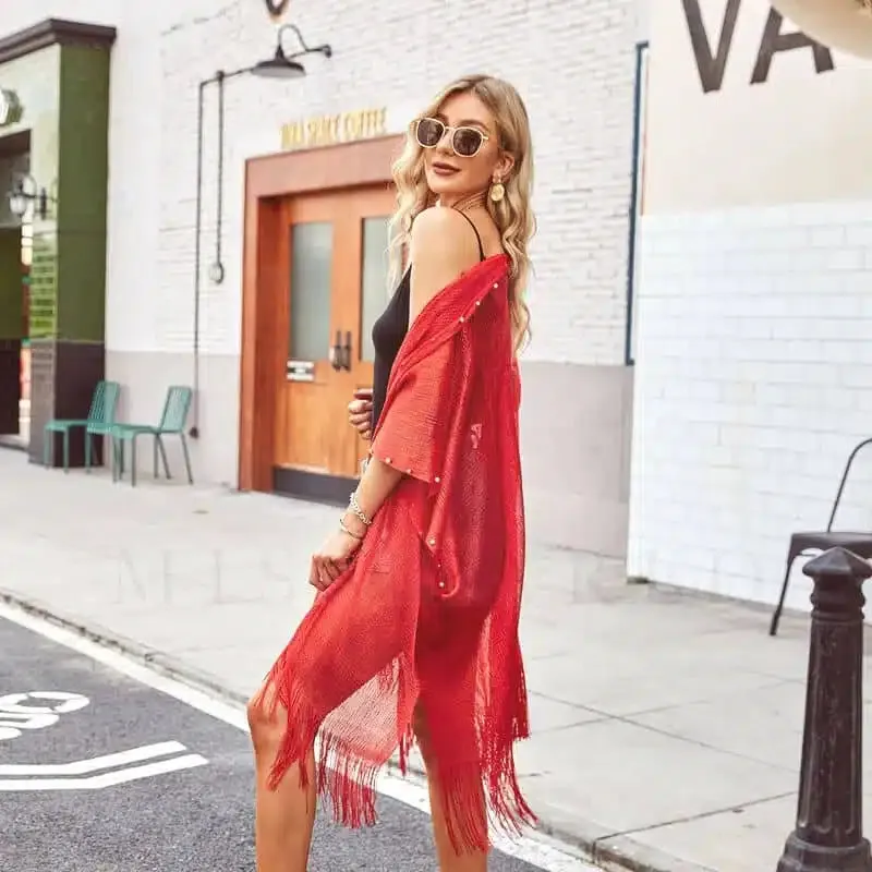 Summer Kimono Cover Up sold by Boho Mood product image thumbnail 3