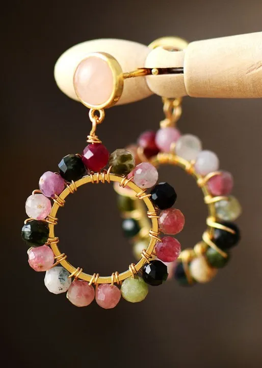 Boho Beads Earrings - Flower Ear sold by Boho Mood product image thumbnail 5