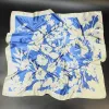 Wonderful Boho Blue Scarf White Floral pattern sold by Boho Mood