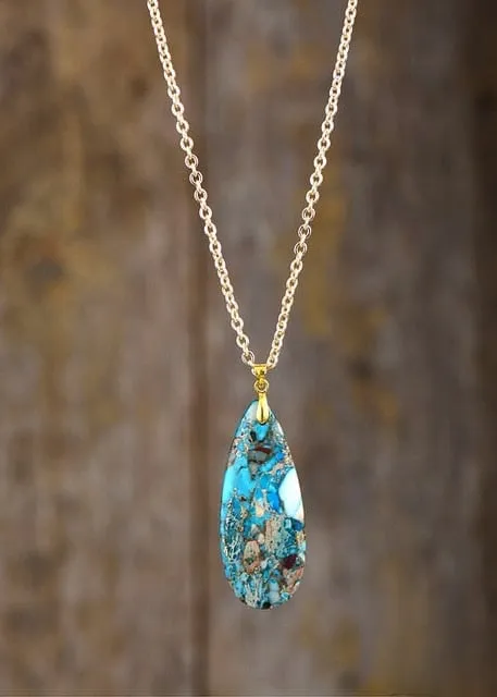 Boho Pendant Necklace - Silver Chain sold by Boho Mood product image thumbnail 3