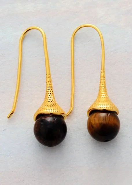 Boho Dangle Gold Earrings sold by Boho Mood product image thumbnail 5