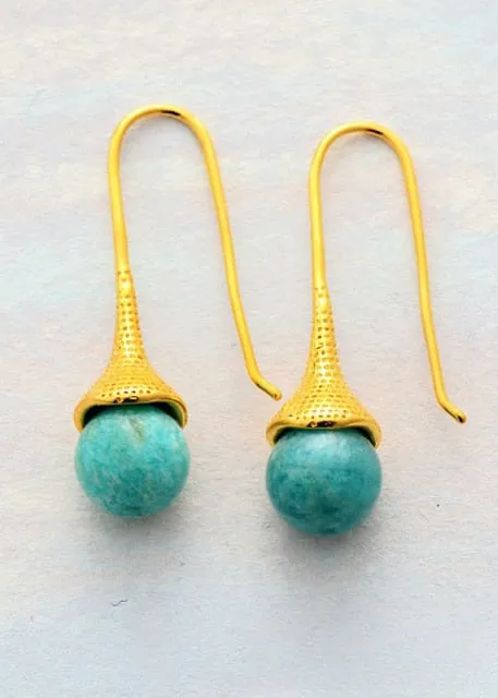 Boho Dangle Gold Earrings sold by Boho Mood product image thumbnail 4