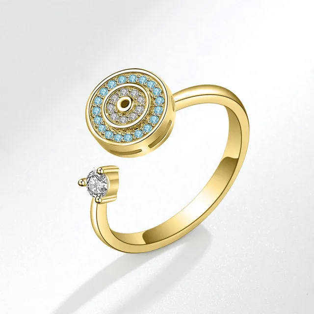 Evil Eye Adjustable Boho Ring sold by Boho Mood product image thumbnail 2