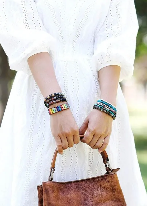 Boho Beaded Bracelets sold by Boho Mood product image thumbnail 4
