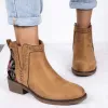 Boho Floral Camel Boots sold by Boho Mood