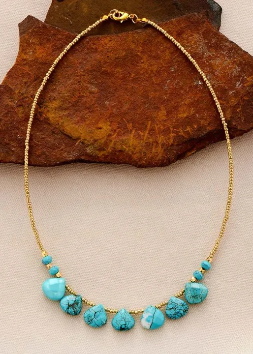 Boho Choker Necklace Gold Chain sold by Boho Mood product image thumbnail 3