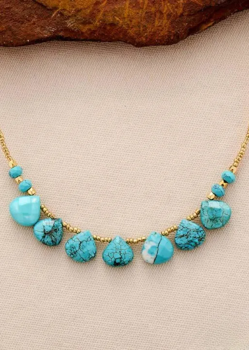 Boho Choker Necklace Gold Chain sold by Boho Mood