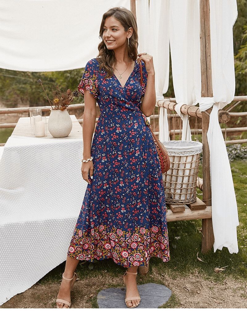 Boho Split Maxi Dress sold by Boho Mood product image thumbnail 3