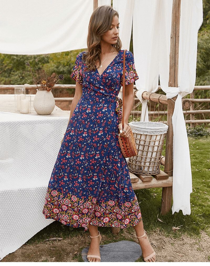 Boho Split Maxi Dress sold by Boho Mood product image thumbnail 4