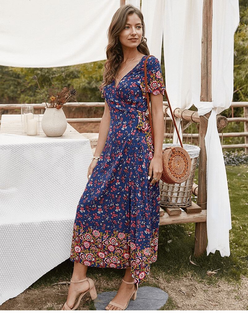 Boho Split Maxi Dress sold by Boho Mood product image thumbnail 5