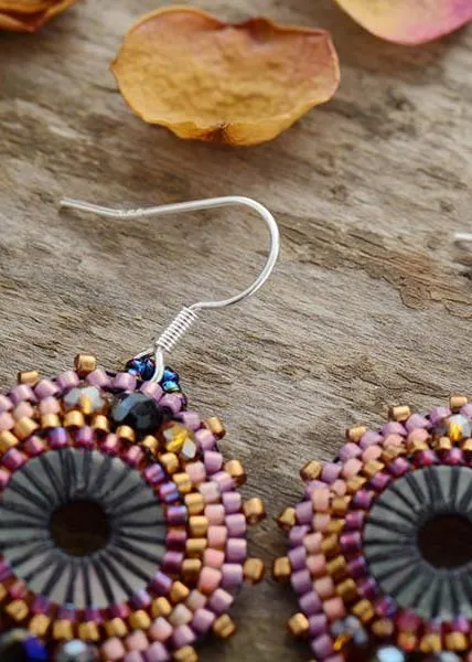 Colorful Boho Dangle Earrings sold by Boho Mood product image thumbnail 2