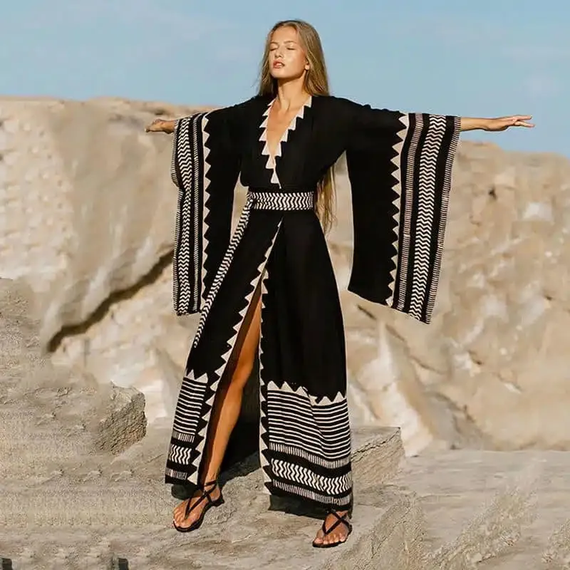 Summer Kimono Dress sold by Boho Mood