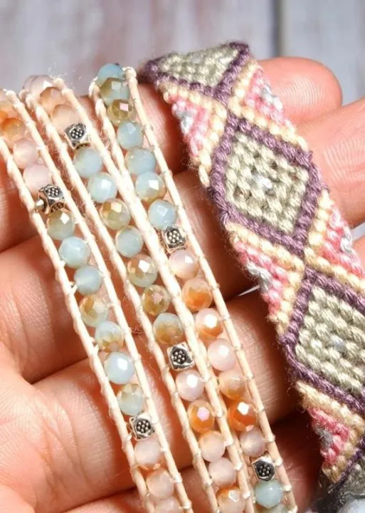 Boho Crystal Wrap Bracelet sold by Boho Mood product image thumbnail 3