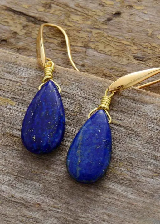 Gold Boho Beaded Earrings sold by Boho Mood product image thumbnail 3