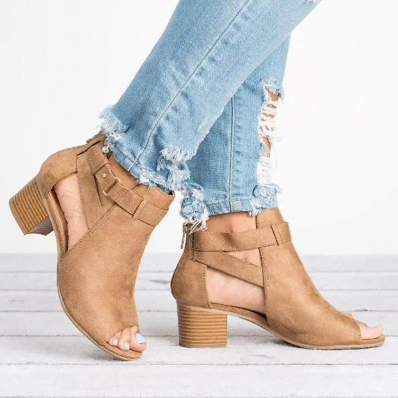 Boho Heeled Open Shoes sold by Boho Mood
