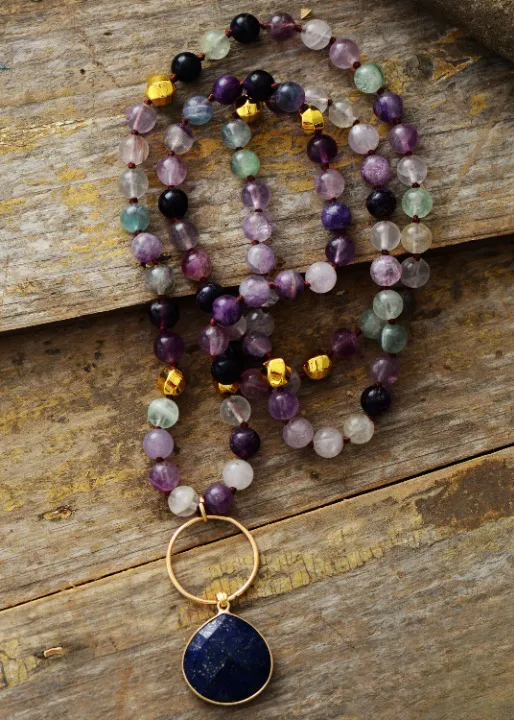 Long Boho Beaded Necklace sold by Boho Mood