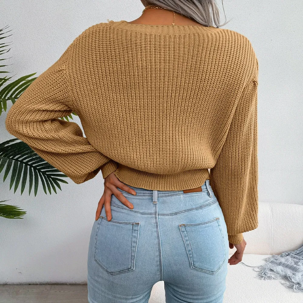 Boho Camel Sweater in knitted twisted sold by Boho Mood product image thumbnail 4