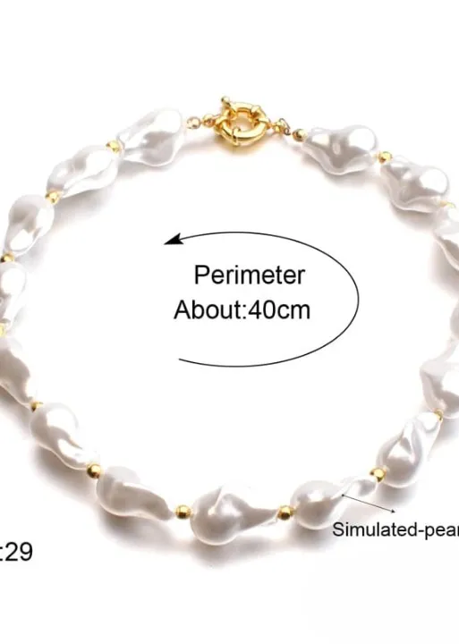 White Boho Choker Necklace sold by Boho Mood product image thumbnail 5