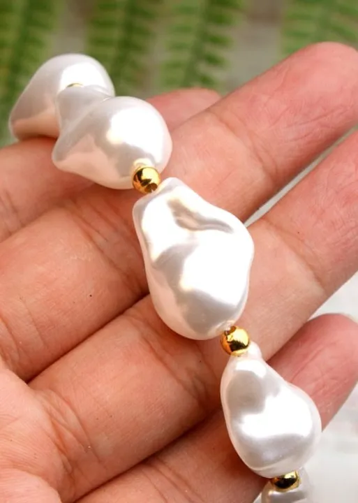 White Boho Choker Necklace sold by Boho Mood product image thumbnail 3