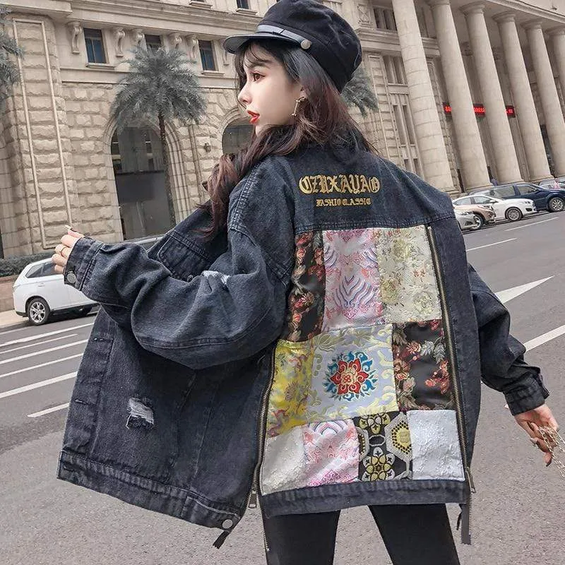 Boho Denim Jacket sold by Boho Mood product image thumbnail 2