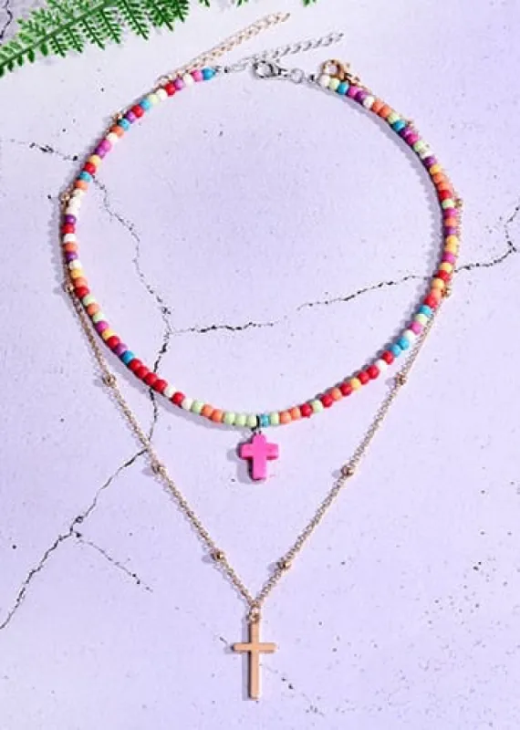 Layered Boho Necklace made by Boho Mood