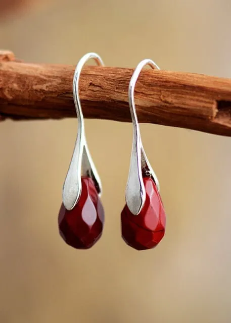 Boho Silver Hoop Earrings sold by Boho Mood product image thumbnail 4