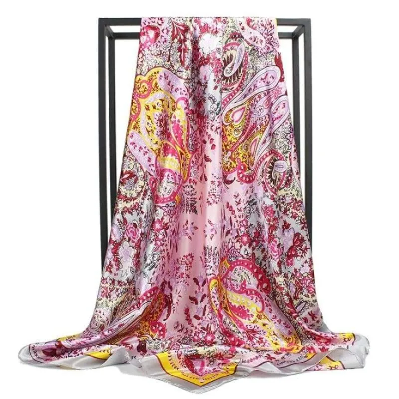 Stylish Boho Pink Scarf printed Colorful sold by Boho Mood