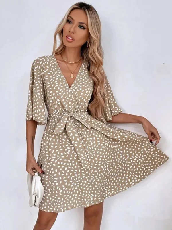 Kaki Boho Chic Dress sold by Boho Mood