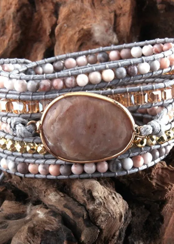 Beaded Wrap Bracelet sold by Boho Mood