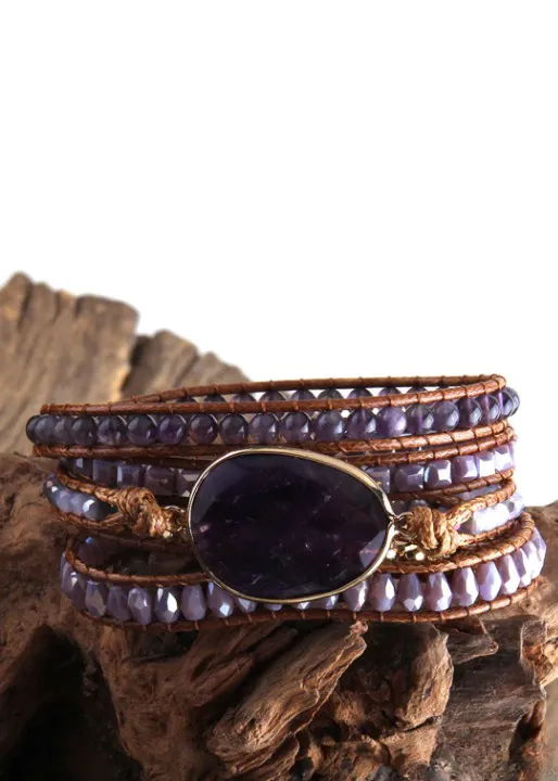 Beaded Wrap Bracelet sold by Boho Mood product image thumbnail 2