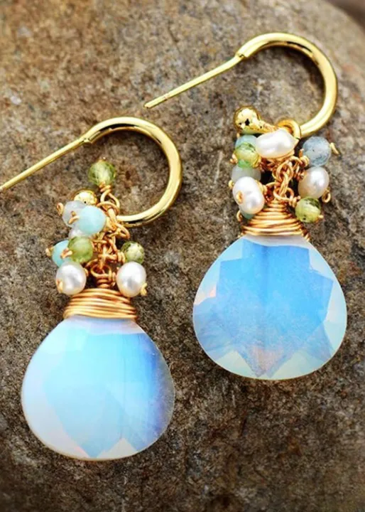 Boho Earrings Wedding sold by Boho Mood product image thumbnail 2