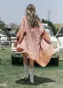 Floral Trendy Boho Pink Kimono sold by Boho Mood