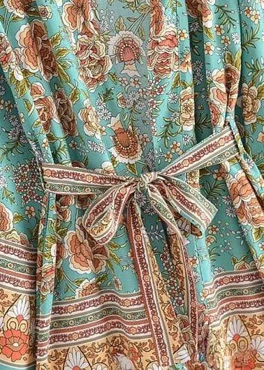 Trendy Boho Kimono Flower Pattern sold by Boho Mood product image thumbnail 5
