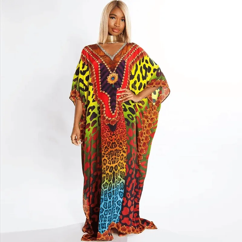 African Maxi Beach Dress sold by Boho Mood