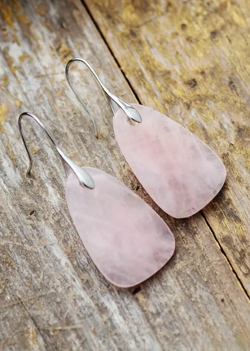 Quartz Boho Dangle Earrings sold by Boho Mood product image thumbnail 5