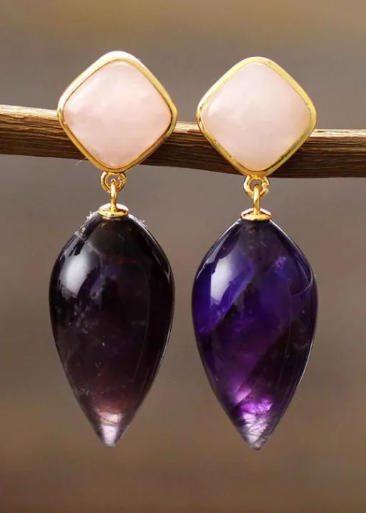 Teardrop Dangle Boho Earrings sold by Boho Mood product image thumbnail 4