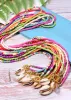 Boho Hippie Necklace Shell Pendant sold by Boho Mood