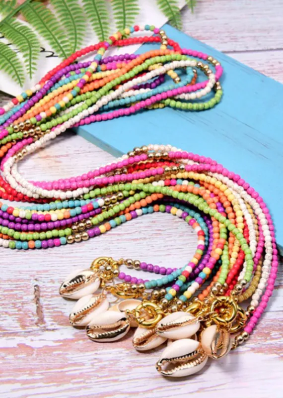 Boho Hippie Necklace Shell Pendant sold by Boho Mood