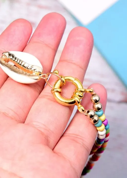 Boho Hippie Necklace Shell Pendant sold by Boho Mood product image thumbnail 3