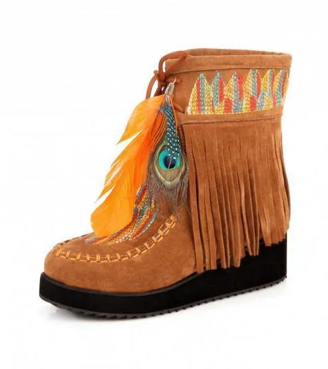 Boho Fringe Boots sold by Boho Mood product image thumbnail 3