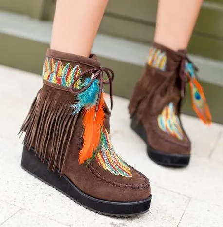 Boho Fringe Boots sold by Boho Mood
