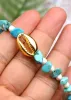 Colorful Boho Necklace - Gold Shell sold by Boho Mood