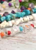 Colorful Boho Necklace - Gold Shell sold by Boho Mood