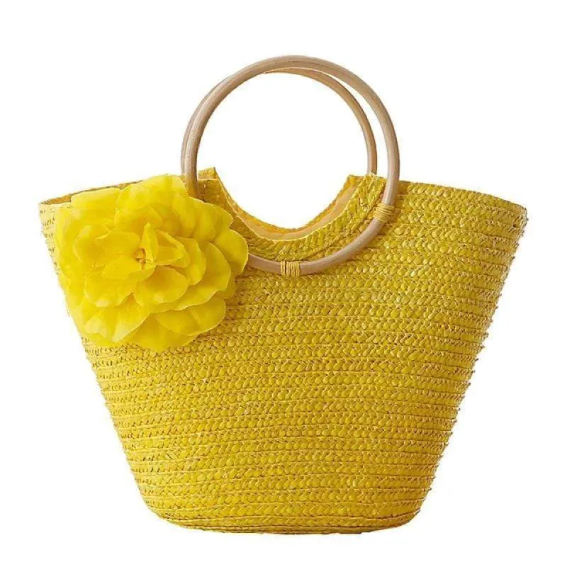 Boho Tote Bag Big Flower sold by Boho Mood