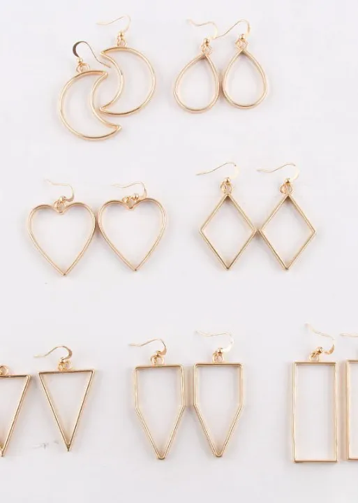 Boho Gold Hoop Earrings sold by Boho Mood product image thumbnail 4